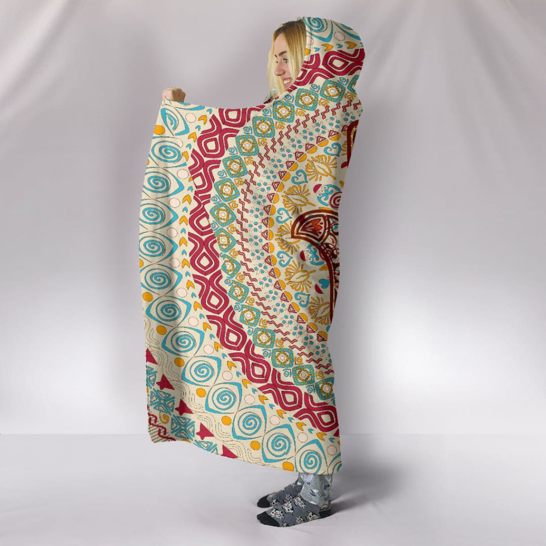 Hamsa Hand Hooded Blanket | The Urban Clothing Shop™