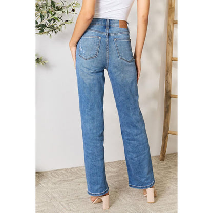 High Waist Distressed Jeans | ClaudiaG