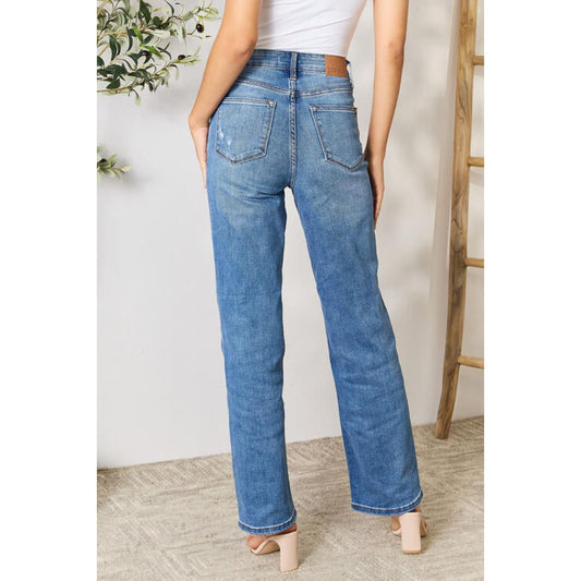 High Waist Distressed Jeans | ClaudiaG