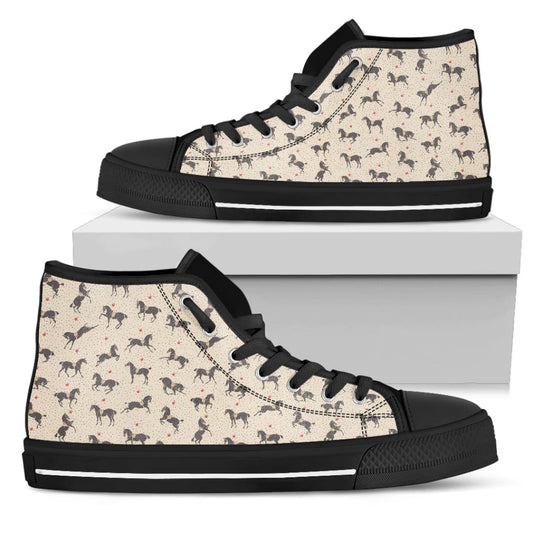Horse Women’s High Top Shoe | The Urban Clothing Shop™