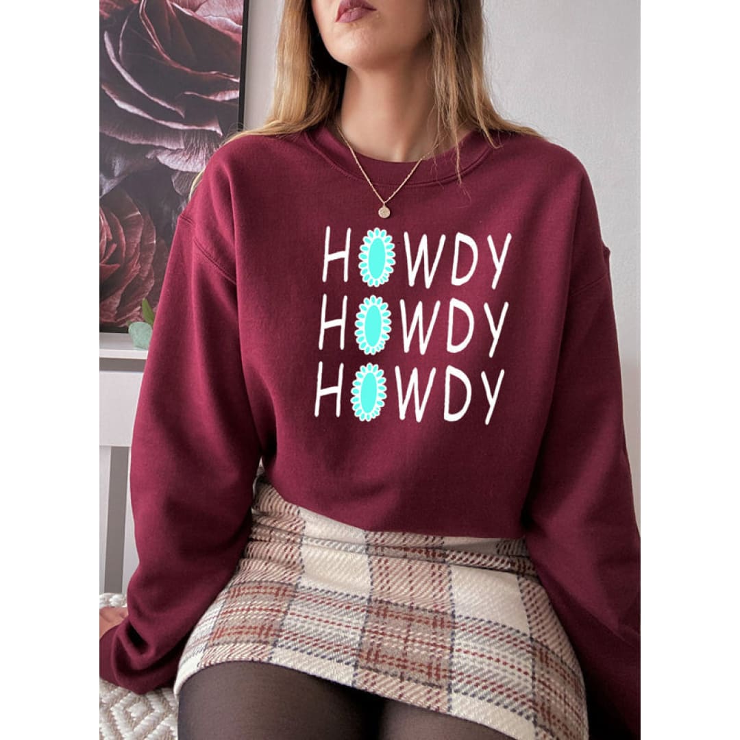Howdy Sweat Shirt | Merchmallow