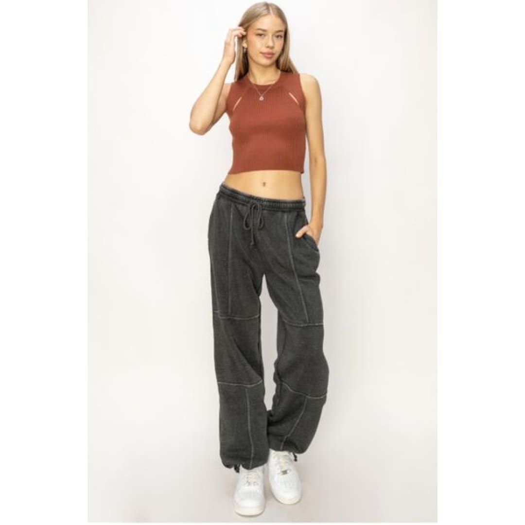 HYFVE Stitched Design Drawstring Sweatpants | The Urban Clothing Shop™