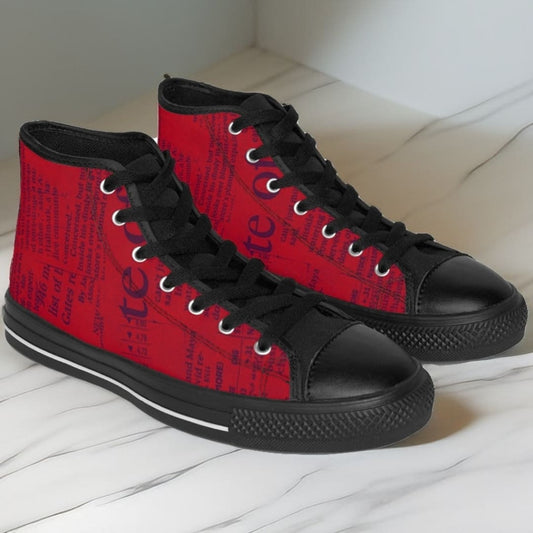 IAKAM Classic Sneakers Vintage Red | Printify