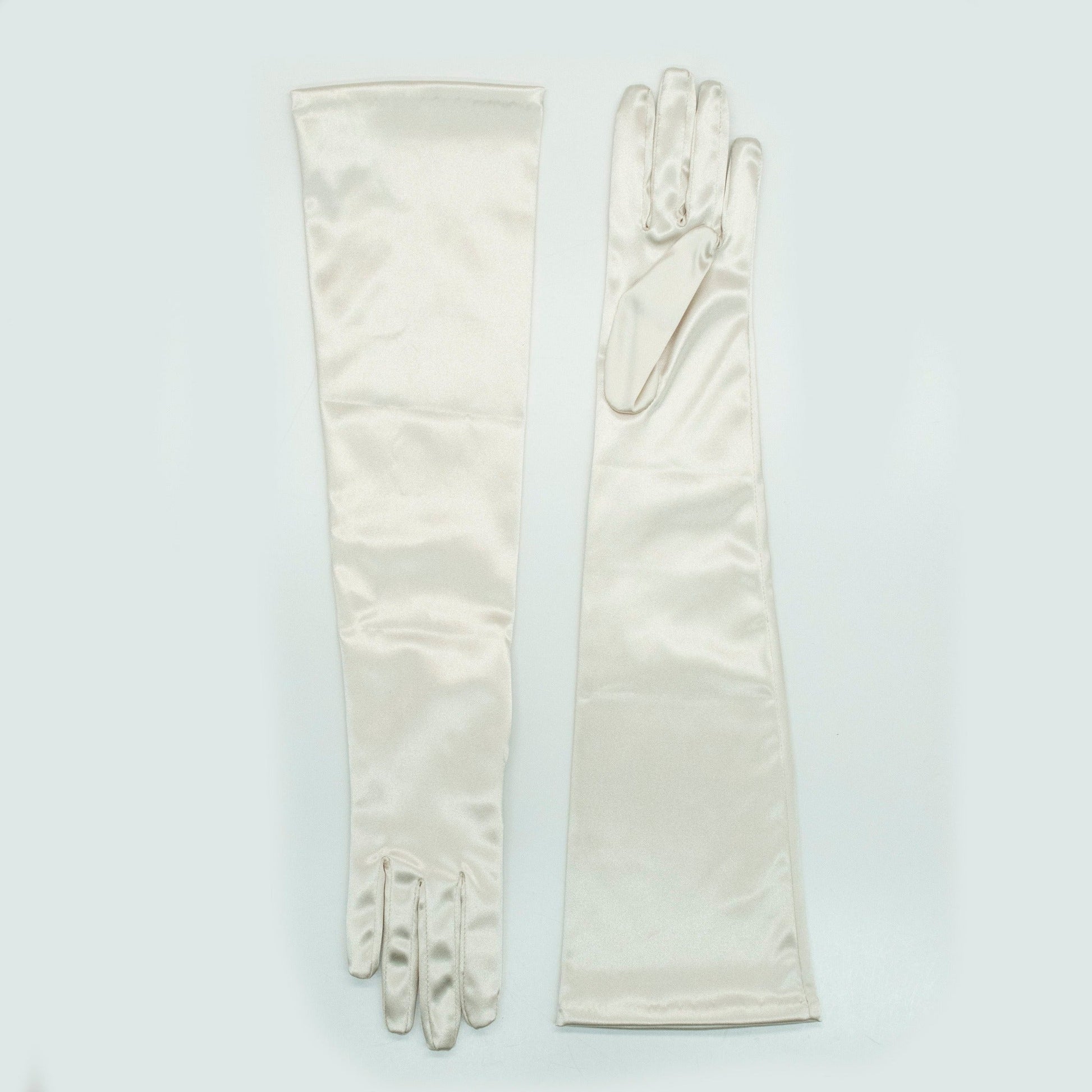 OPERA LENGTH SATIN GLOVES-7