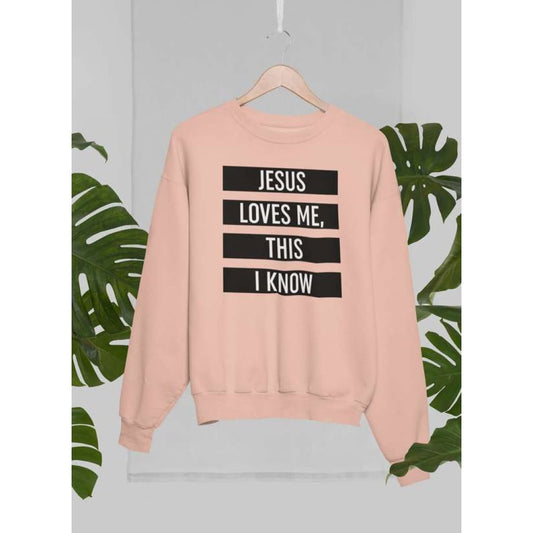 Jesus Loves Me This I Know Sweat Shirt | Virgo