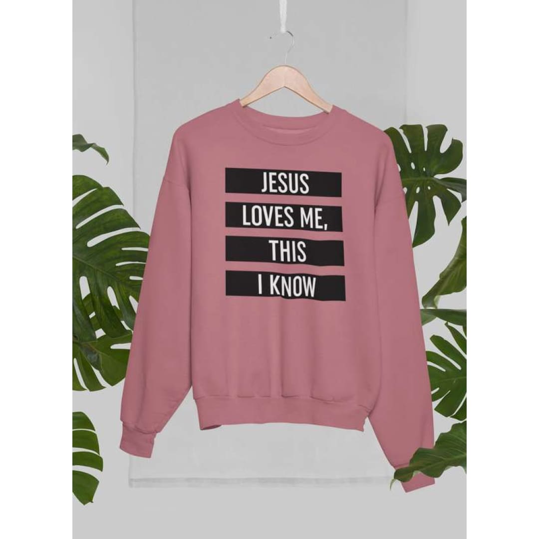 Jesus Loves Me This I Know Sweat Shirt | Virgo