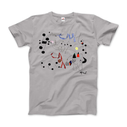 Joan Miro Woman Dreaming of Escape 1945 Artwork T-Shirt | Art-O-Rama Shop