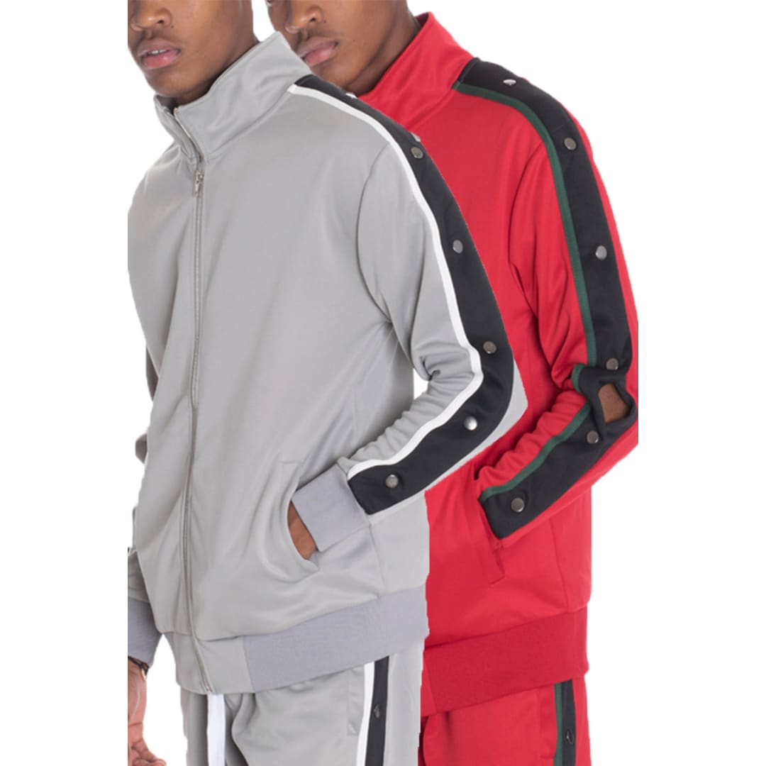 Snap Button Track Jacket | The Urban Clothing Shop™