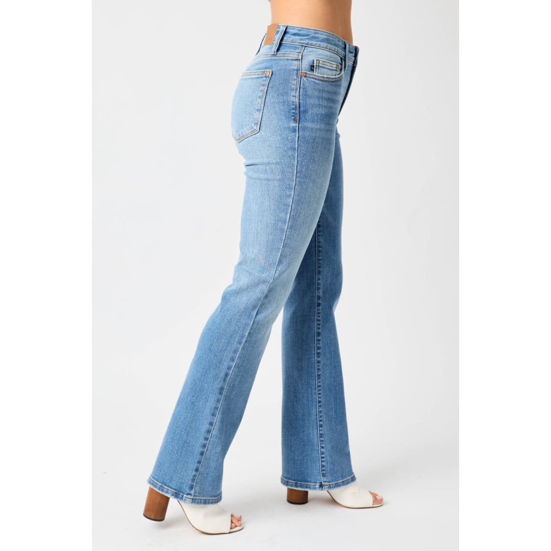 Judy Blue Full Size High Waist Straight Jeans | The Urban Clothing Shop™