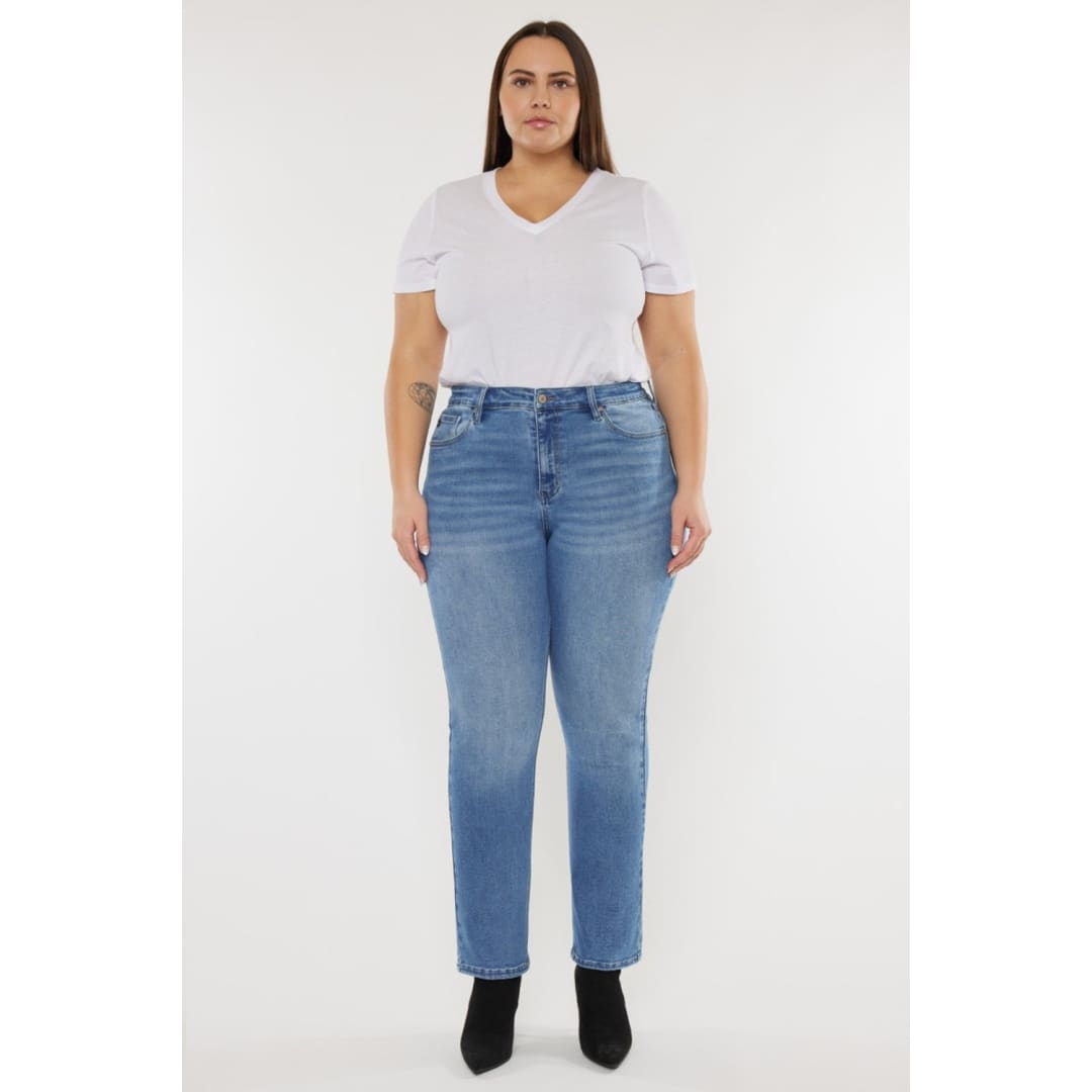 Kancan Full Size Cat’s Whiskers High Waist Jeans | The Urban Clothing Shop™