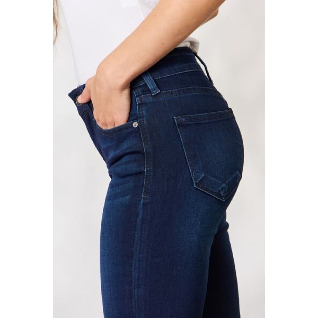 Kancan Full Size Mid Rise Flare Jeans | The Urban Clothing Shop™