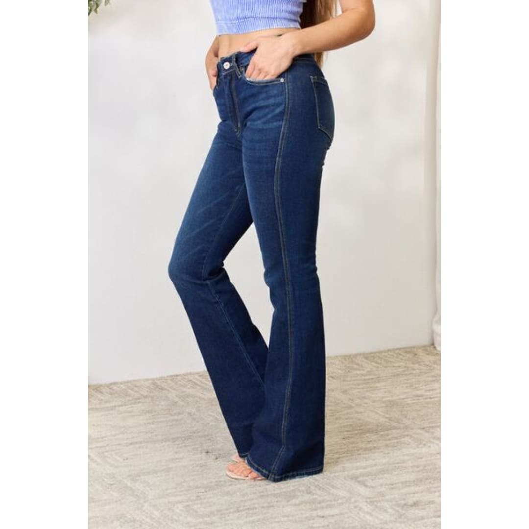 Kancan Full Size Slim Bootcut Jeans | The Urban Clothing Shop™