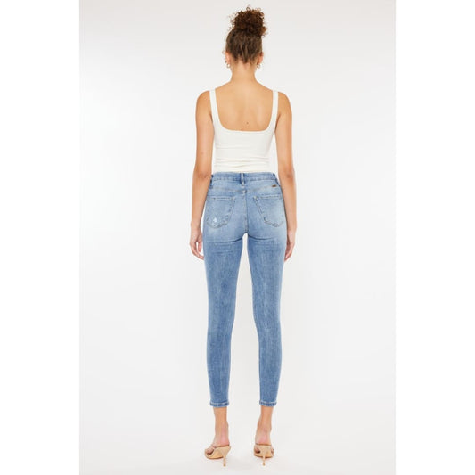 Kancan High Waist Cat’s Whiskers Skinny Jeans | The Urban Clothing Shop™