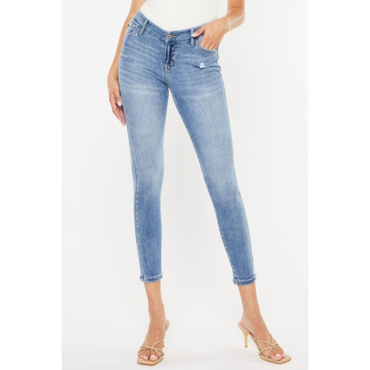 Kancan High Waist Cat’s Whiskers Skinny Jeans | The Urban Clothing Shop™