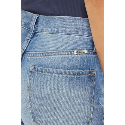 Kancan High Waist Chewed Up Straight Mom Jeans | The Urban Clothing Shop™