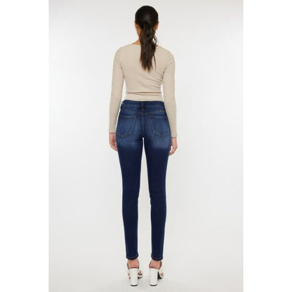 Kancan Mid Rise Gradient Skinny Jeans | The Urban Clothing Shop™