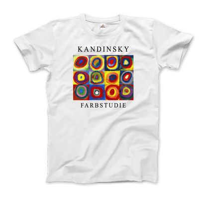 Kandinsky Farbstudie - Color Study, Squares with Concentric Circles, 1913 Artwork T-Shirt-6