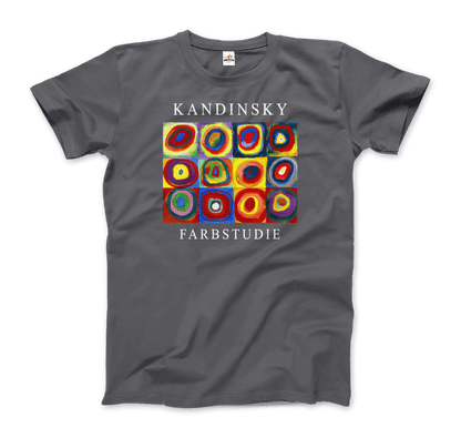 Kandinsky Farbstudie - Color Study, Squares with Concentric Circles, 1913 Artwork T-Shirt-9