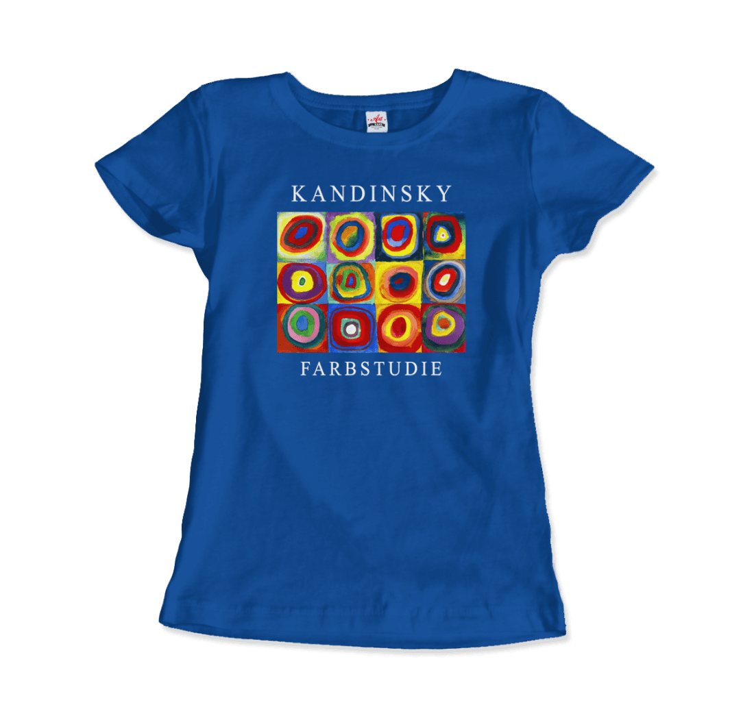 Kandinsky Farbstudie - Color Study, Squares with Concentric Circles, 1913 Artwork T-Shirt-18