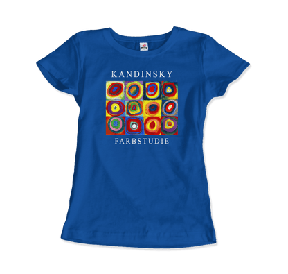 Kandinsky Farbstudie - Color Study, Squares with Concentric Circles, 1913 Artwork T-Shirt-18