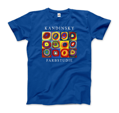 Kandinsky Farbstudie - Color Study, Squares with Concentric Circles, 1913 Artwork T-Shirt-11