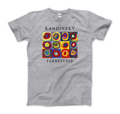 Kandinsky Farbstudie - Color Study, Squares with Concentric Circles, 1913 Artwork T-Shirt-8