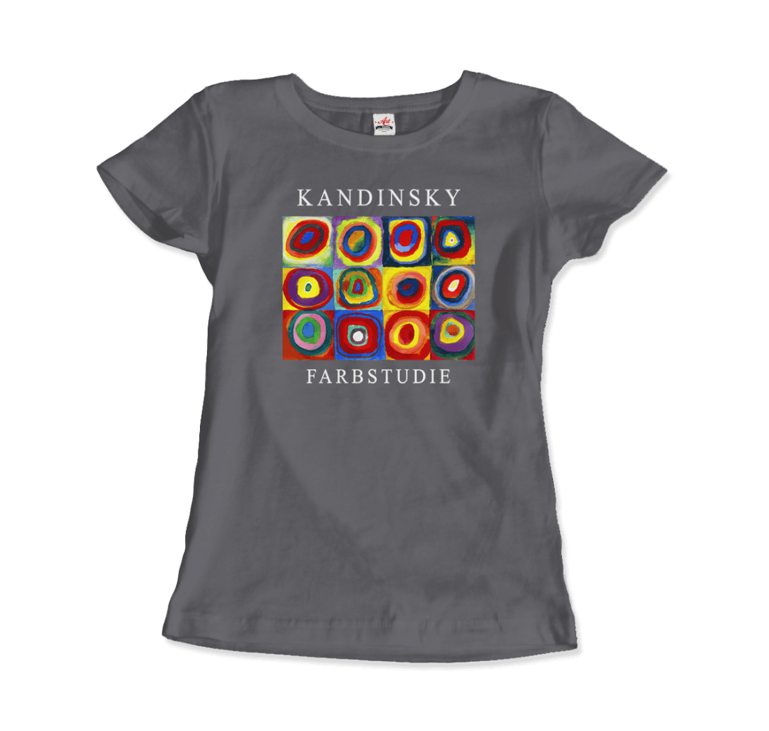 Kandinsky Farbstudie - Color Study, Squares with Concentric Circles, 1913 Artwork T-Shirt-16