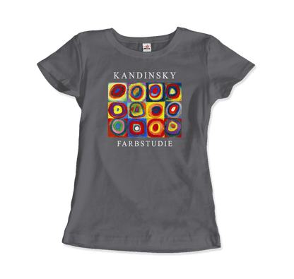 Kandinsky Farbstudie - Color Study, Squares with Concentric Circles, 1913 Artwork T-Shirt-16
