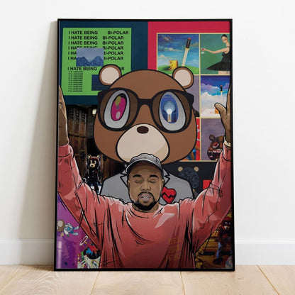 KANYE WEST Wall Poster | GVLLERY