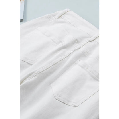 Khaki Solid High Waist Casual Pants | Fashionfitz