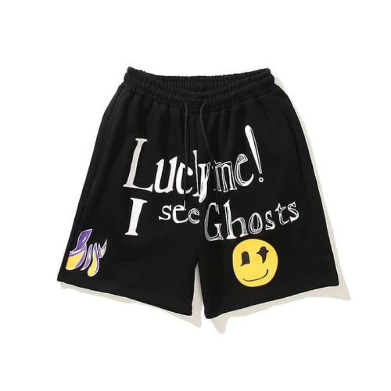 KIDS SEE GHOSTS Lucky Me I See Ghosts Shorts | The Urban Clothing Shop™