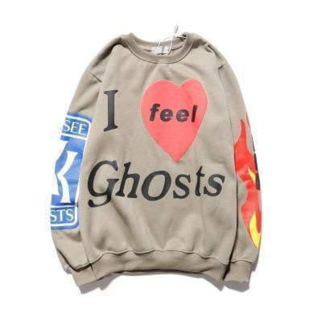 KIDS SEE GHOSTS Lucky Me I See Ghosts Sweatshirts [In Store] | The Urban Clothing Shop™