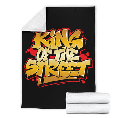 King of the Street Graffiti Art Premium Blanket | The Urban Clothing Shop™