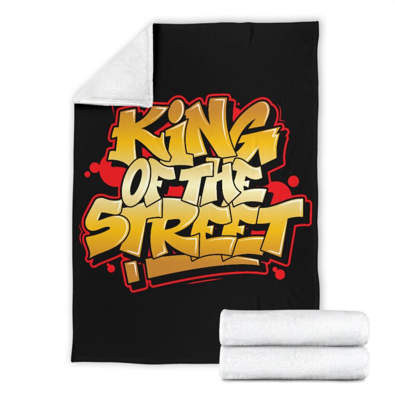King of the Street Graffiti Art Premium Blanket | The Urban Clothing Shop™