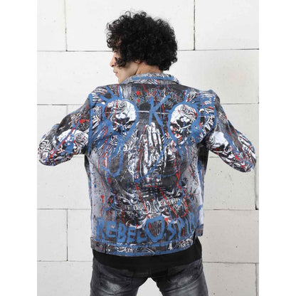 LA VIDA LOCA Graffiti Denim Jacket | The Urban Clothing Shop™