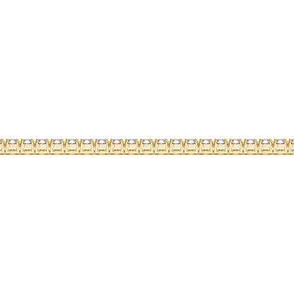 Lab Grown Round Diamond Tennis Bracelet in 14k Yellow Gold (4 cctw F/G VS2/SI1) | Richard