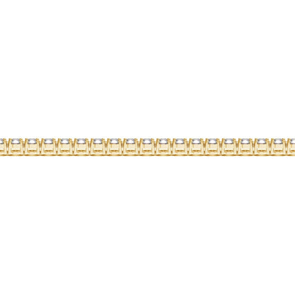 Lab Grown Round Diamond Tennis Bracelet in 14k Yellow Gold (5 cctw F/G VS2/SI1) | Richard