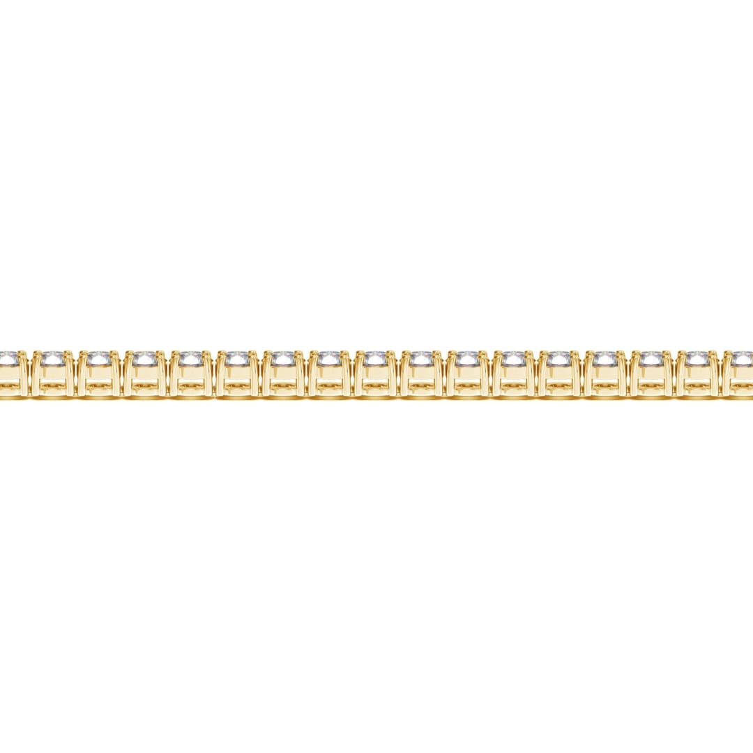 Lab Grown Round Diamond Tennis Bracelet in 14k Yellow Gold (6 cctw F/G VS2/SI1) | Richard