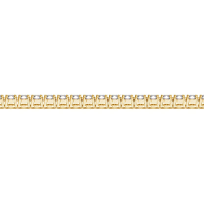 Lab Grown Round Diamond Tennis Bracelet in 14k Yellow Gold (7 cctw F/G VS2/SI1) | Richard