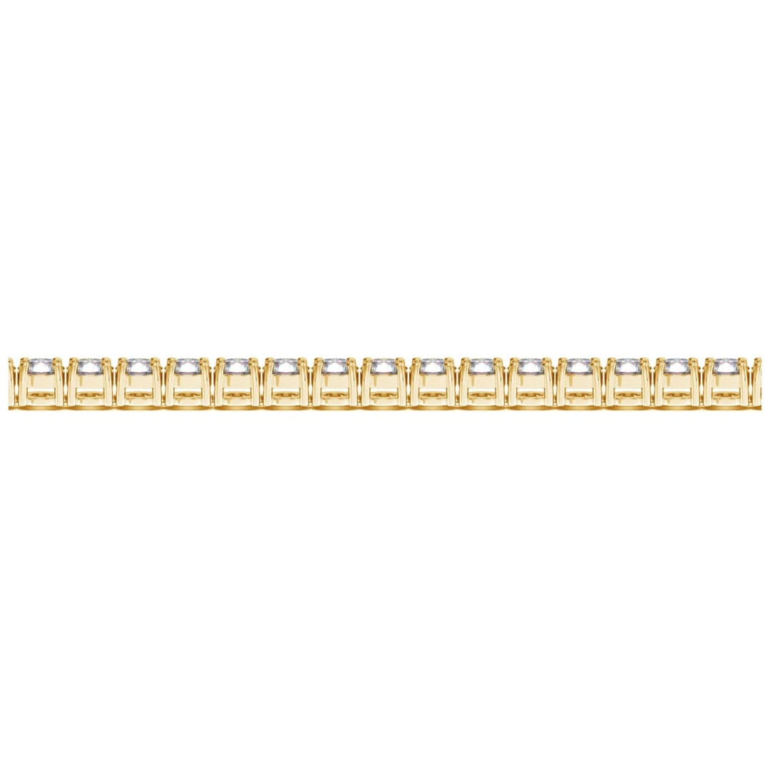 Lab Grown Round Diamond Tennis Bracelet in 14k Yellow Gold (8 cctw F/G VS2/SI1) | Richard