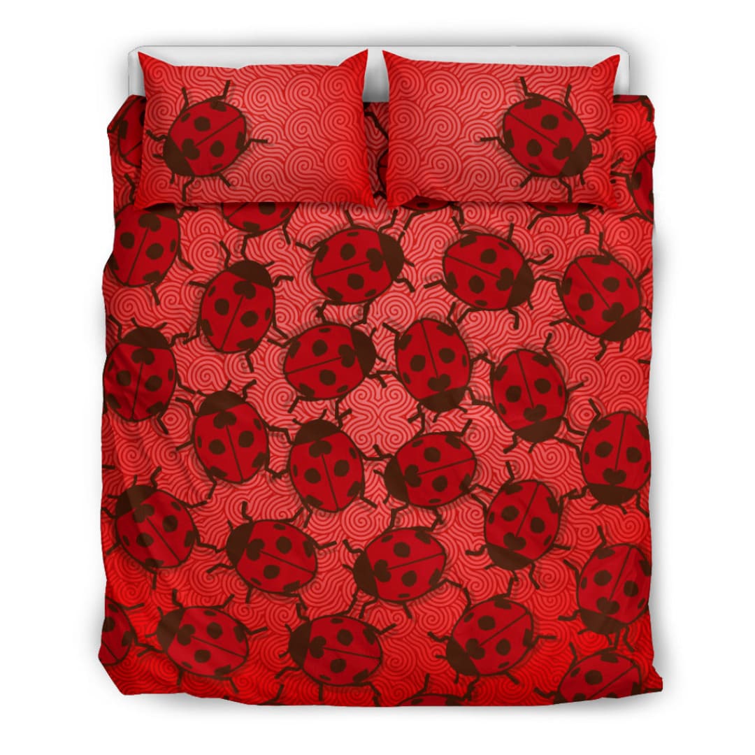 Lady Bug Swirl Bedding Set | The Urban Clothing Shop™