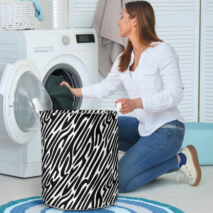 Laundry Basket Zebra Animal Print | The Urban Clothing Shop™