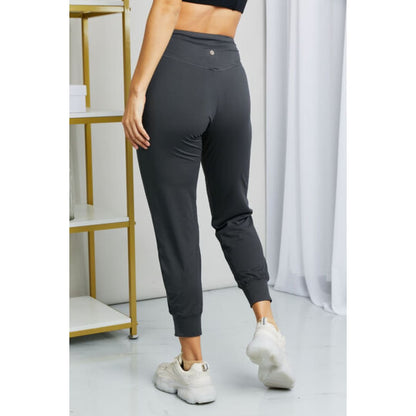 Leggings Depot Full Size Wide Waistband Cropped Joggers | The Urban Clothing Shop™