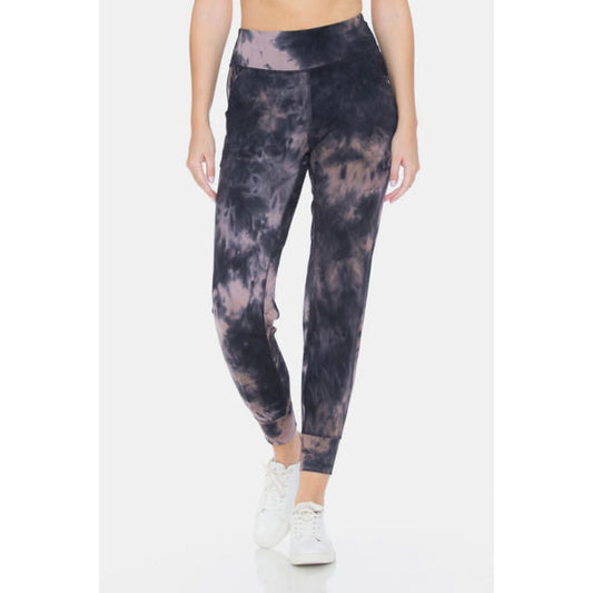 Leggings Depot Tie-Dye High Waist Cropped Leggings | The Urban Clothing Shop™