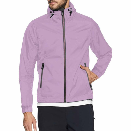 Lilac Purple Hooded Windbreaker Jacket - Men / Women | IAA | inQue.Style