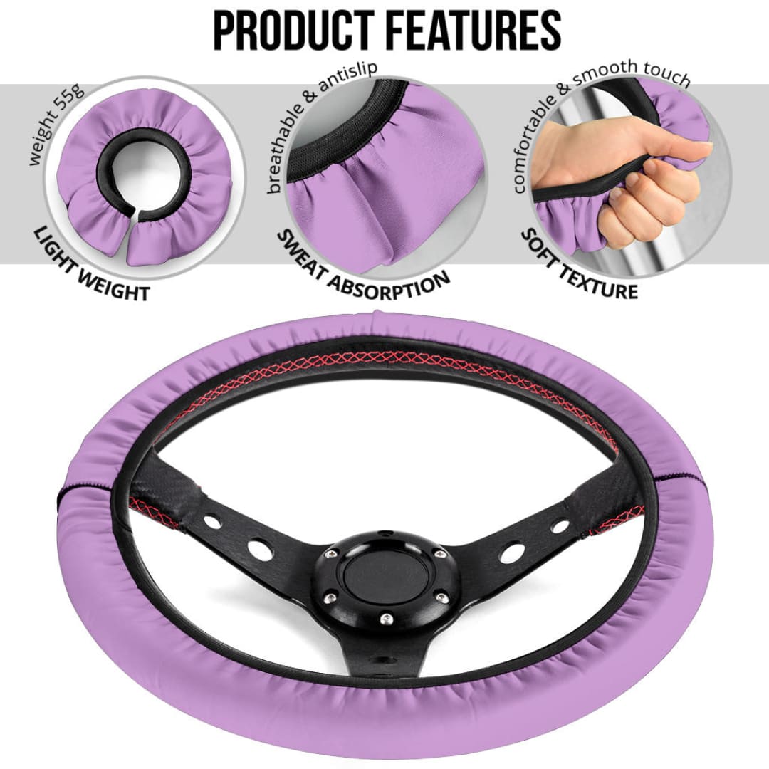 Lilac Steering Wheel Cover | The Urban Clothing Shop™