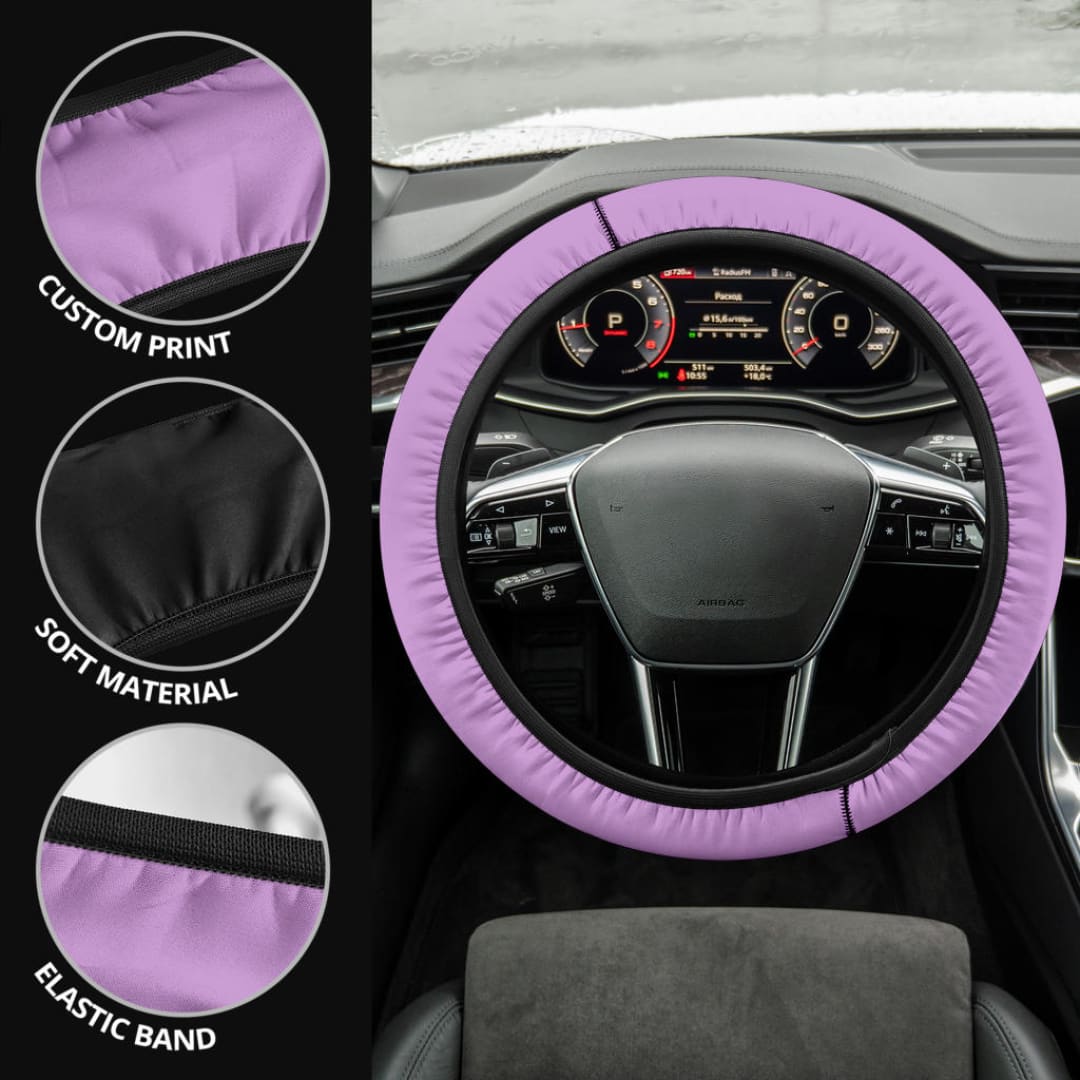 Lilac Steering Wheel Cover | The Urban Clothing Shop™