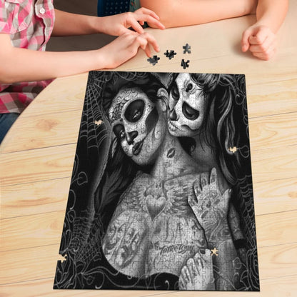 The Love The Day Of The Dead Jigsaw Puzzle | The Urban Clothing Shop™