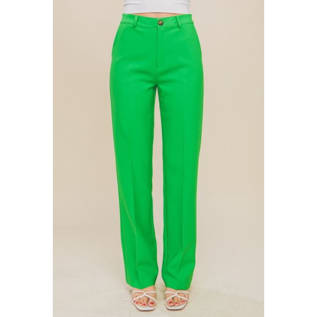 LOVE TREE High Waist Straight Pants | The Urban Clothing Shop™