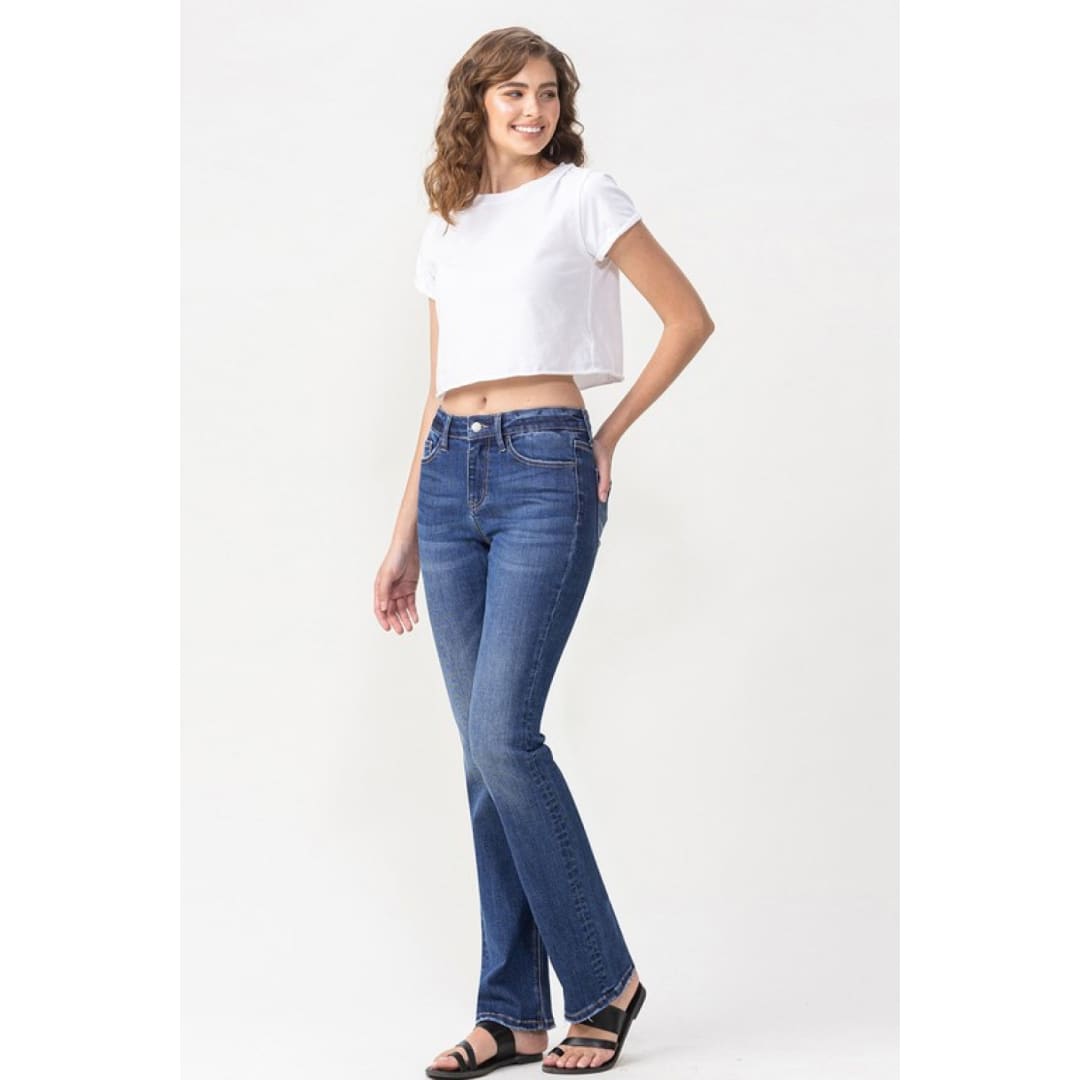 Lovervet Full Size Rebecca Midrise Bootcut Jeans | The Urban Clothing Shop™